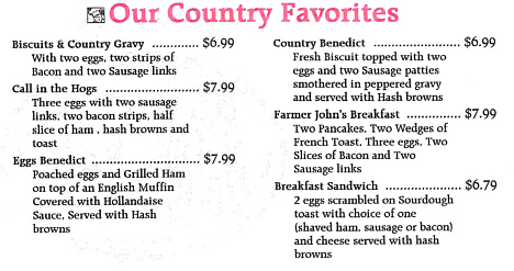 Country Favorites